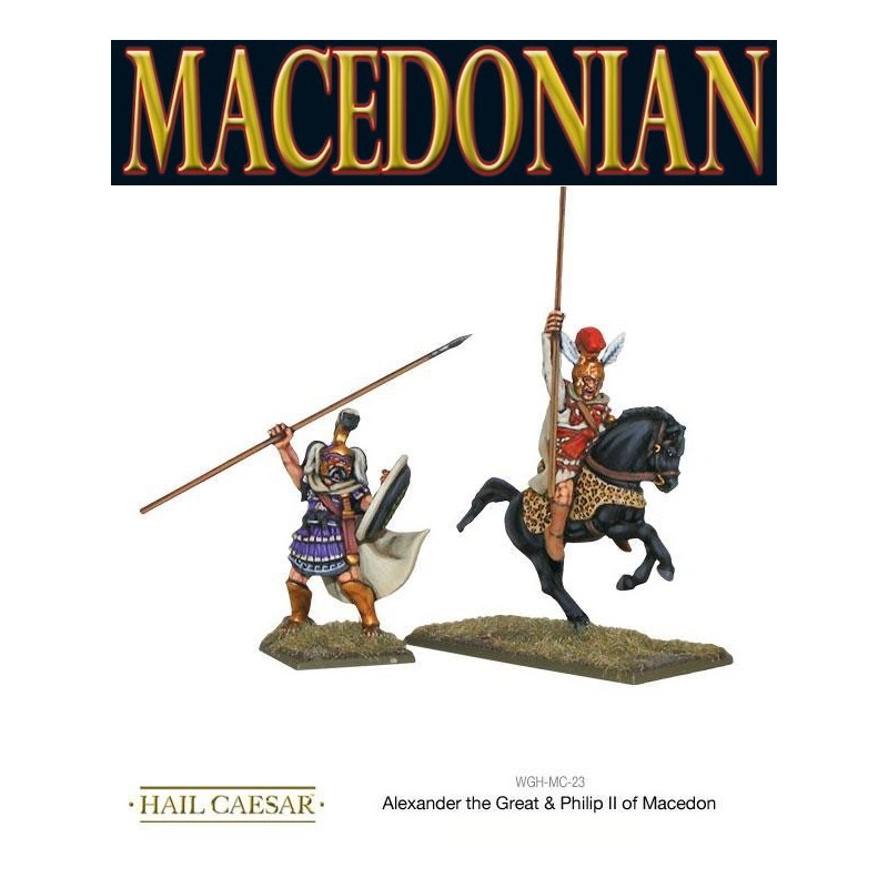 Macedonian Alexander the Great & Philip II 28mm Ancient Greek WARLORD GAMES