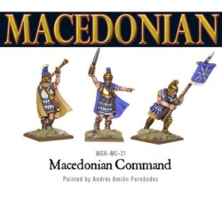 Macedonian command 28mm Ancient Greek WARLORD GAMES