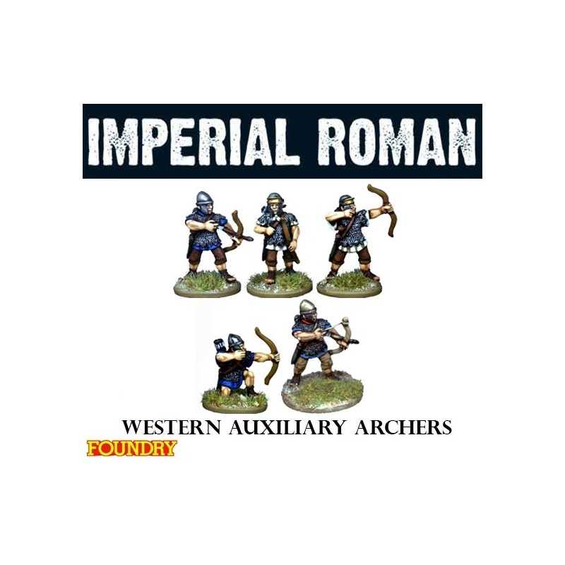 Imperial Roman Western Auxiliary Archers (5) 28mm Ancients FOUNDRY