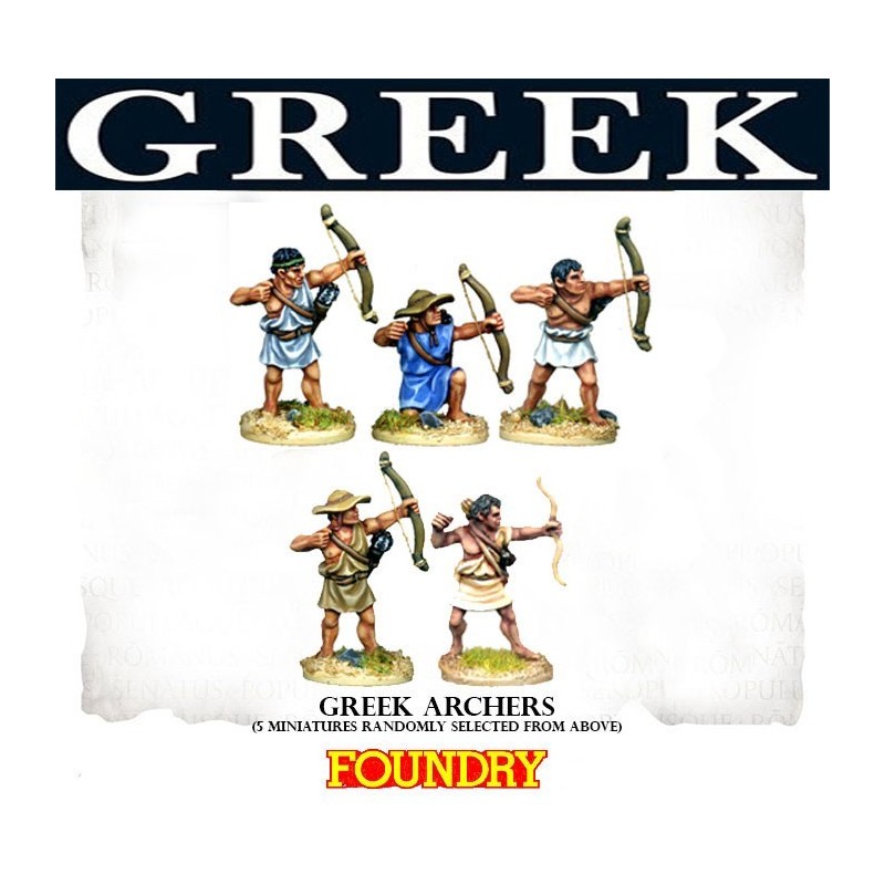 Greek or Macedonian Archers 28mm Ancients FOUNDRY