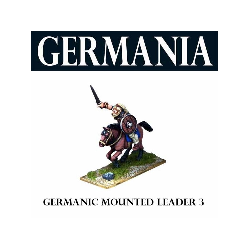 Germanic Mounted Leader/Character 3 28mm Ancients Germania FOUNDRY