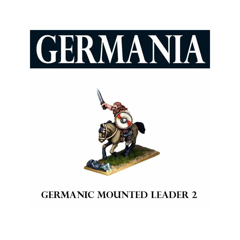 Germanic Mounted Leader/Character 2 28mm Ancients Germania FOUNDRY