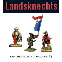 Landsknechts Command 1 28mm...