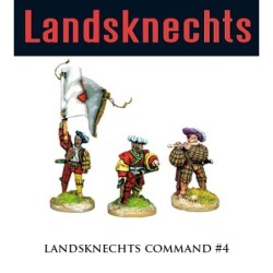 Landsknechts Command 4 28mm...