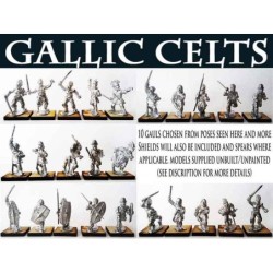 GALLIC GAUL WARRIORS (10)...