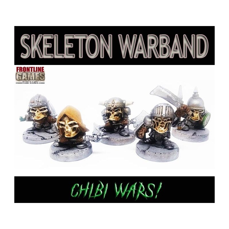 Skeleton Warband - CHIBI WARS! - FRONTLINE GAMES