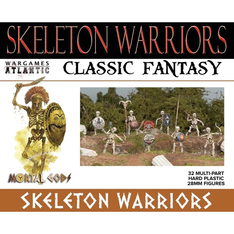 Skeleton Infantry box set (32) 28mm WARGAMES ATLANTIC