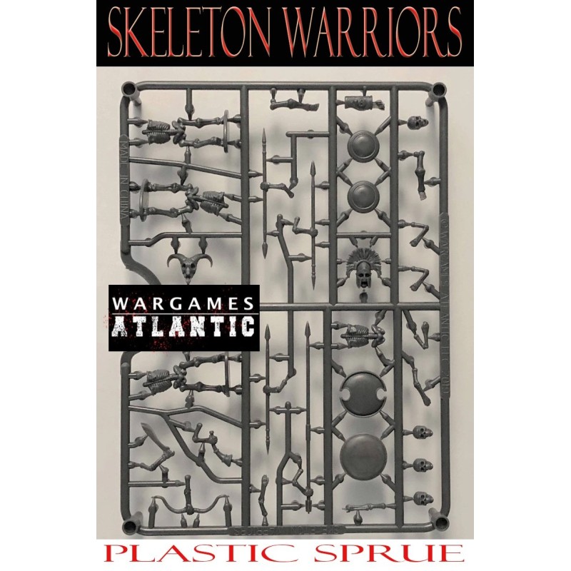 Skeleton Infantry sprue (4) 28mm WARGAMES ATLANTIC