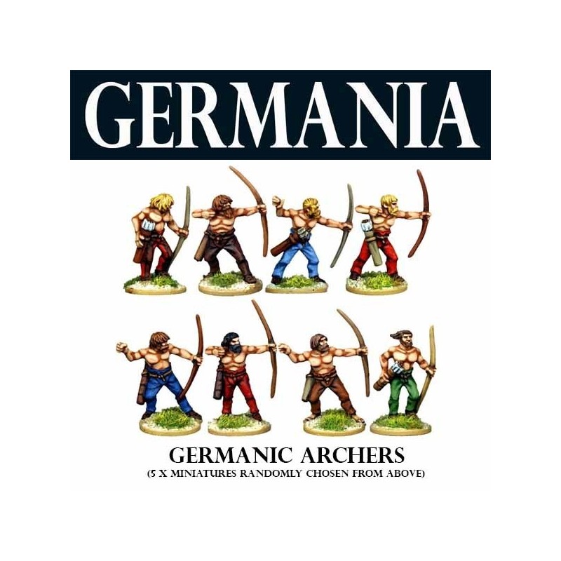 Germanic Archers (5) 28mm Ancients Germania FOUNDRY