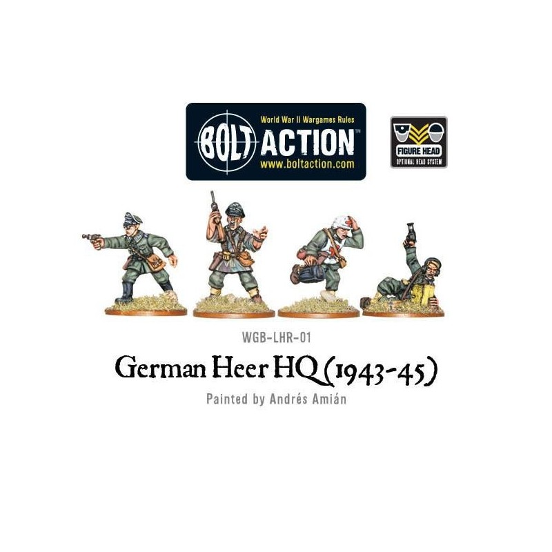 German Army HQ (1943-45) 28mm WWII WARLORD GAMES