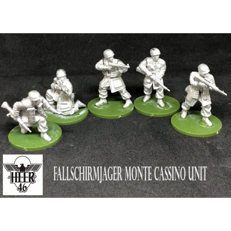 German Fallschirmjager Monte Cassino Unit 28mm WWII HEER46