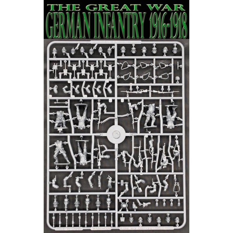 German Infantry 1916-1918 Sprue (6) 28mm WWI WARGAMES ATLANTIC