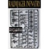 Raumjager Infantry Sprue (4) 28mm SciFi WARGAMES ATLANTIC