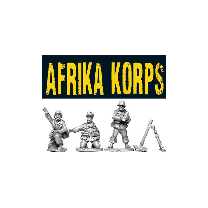 German Afrika Korps Mortar Team 28mm WWII ARTIZAN DESIGN