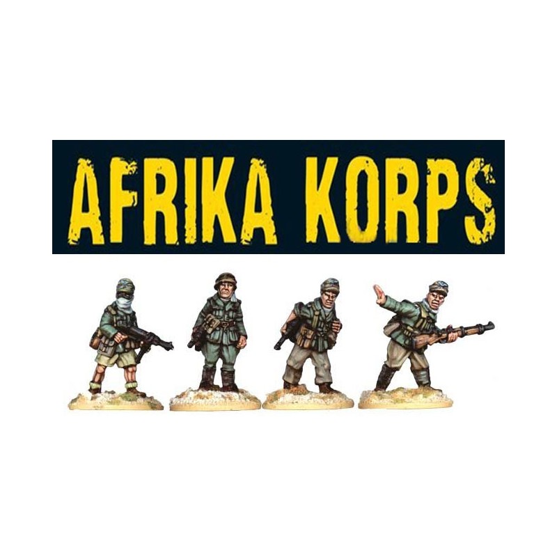 German Afrika Korps Officers - N.C.O.s 28mm WWII ARTIZAN DESIGN