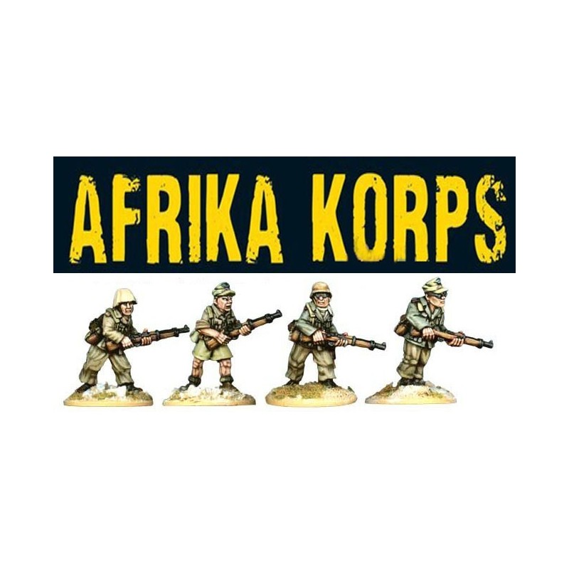 German Afrika Korps Rifles I 28mm WWII ARTIZAN DESIGN