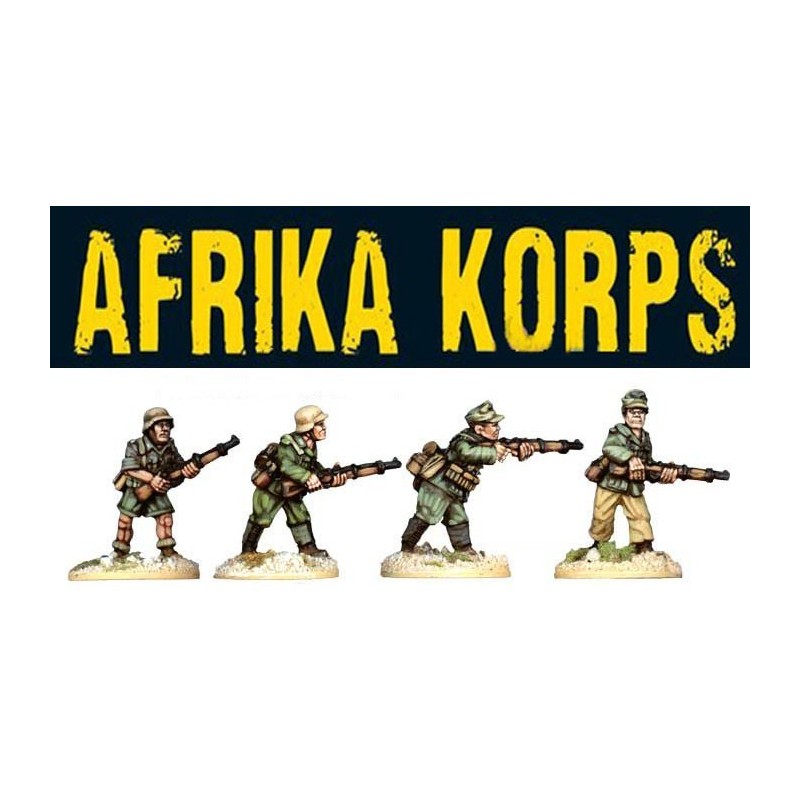 German Afrika Korps Rifles II 28mm WWII ARTIZAN DESIGN