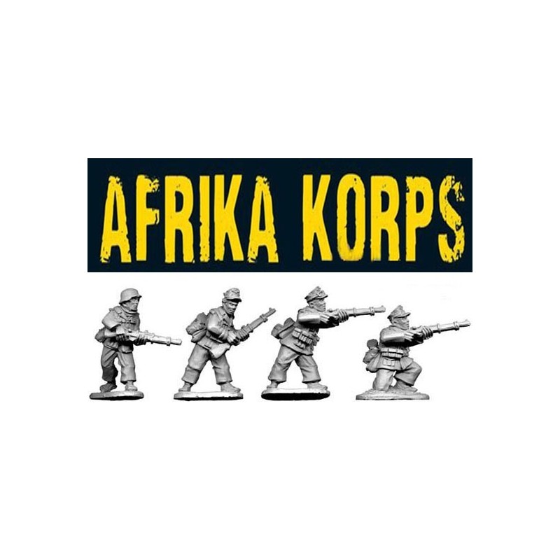 German Afrika Korps Rifles III 28mm WWII ARTIZAN DESIGN