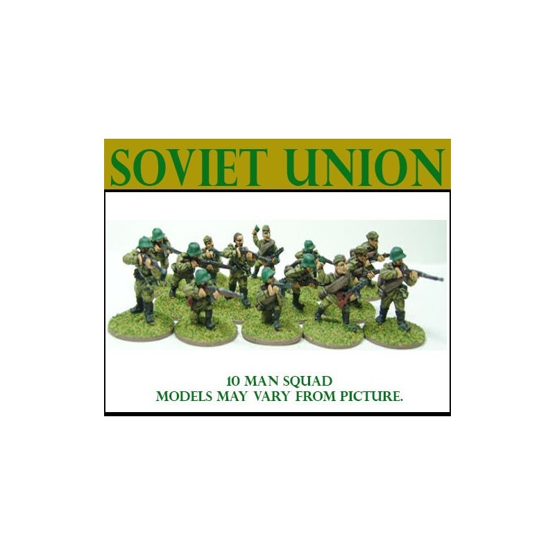 Soviet Russian Infantry Squad (10) 28mm WWII BATTLE HONORS