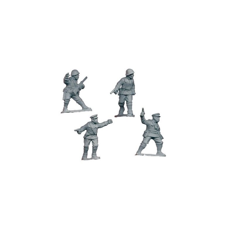 Russian Soviet Infantry Command 28mm WWII CRUSADER MINIATURES