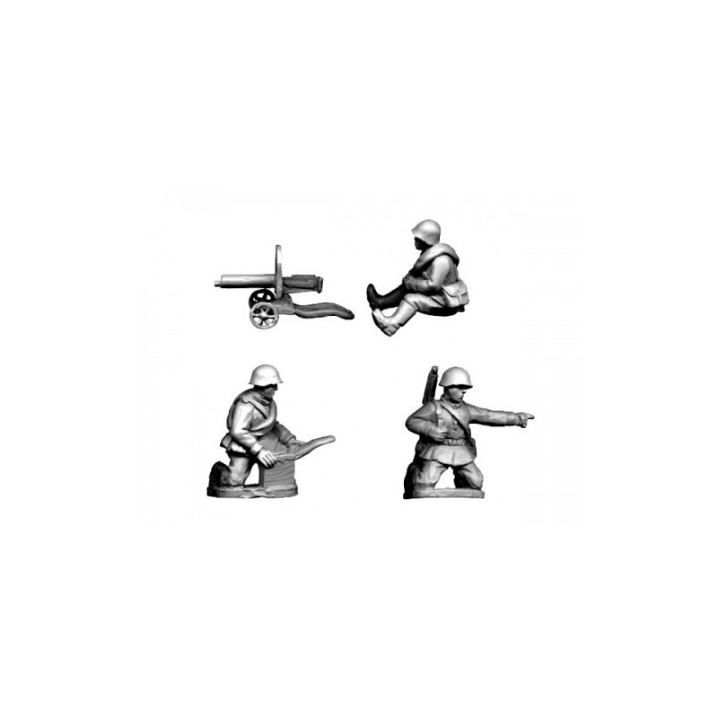 Russian Soviet Maxim HMG Team 28mm WWII CRUSADER MINIATURES