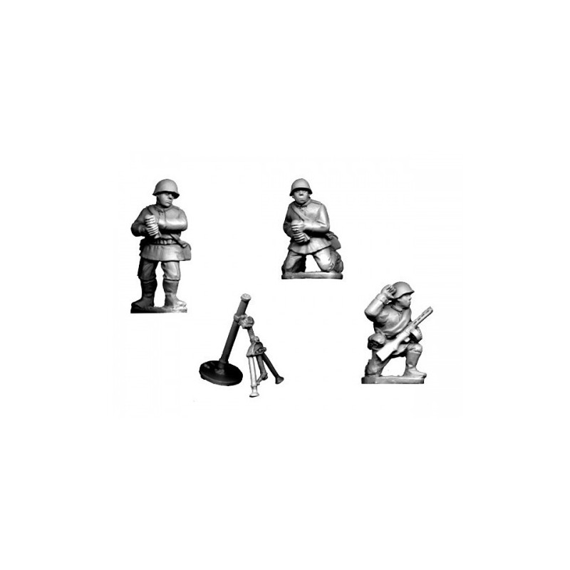 Russian Soviet Mortar Team 28mm WWII CRUSADER MINIATURES