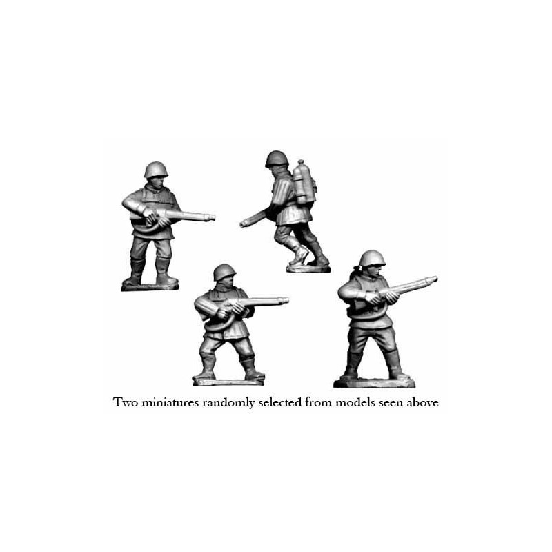 Russian Soviet Flamethrowers 28mm WWII CRUSADER MINIATURES