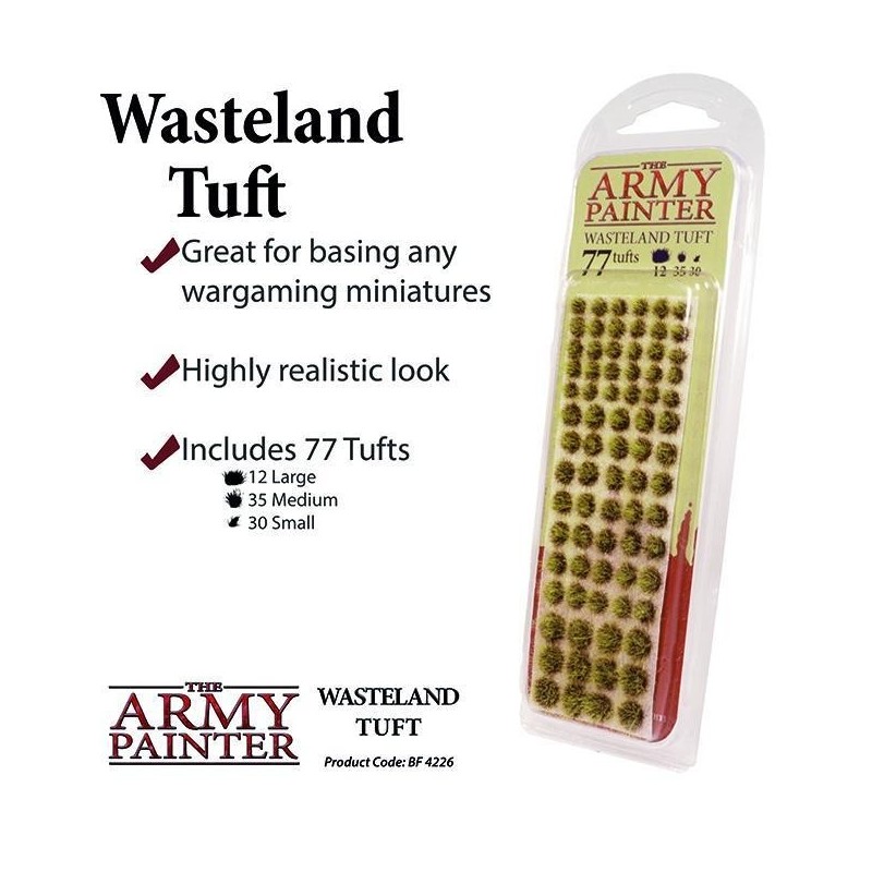 Wasteland Tufts Basing material Flock ARMY PAINTER