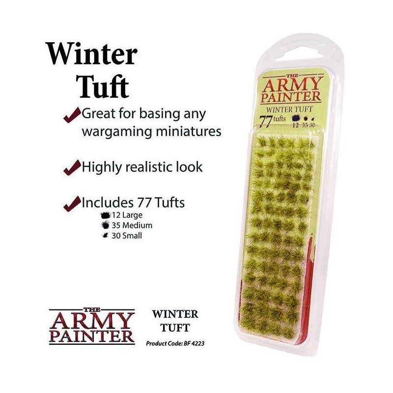 Winter Tufts Basing material Flock ARMY PAINTER