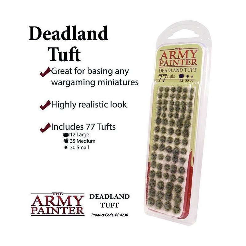 Deadland Tufts Basing material Flock ARMY PAINTER