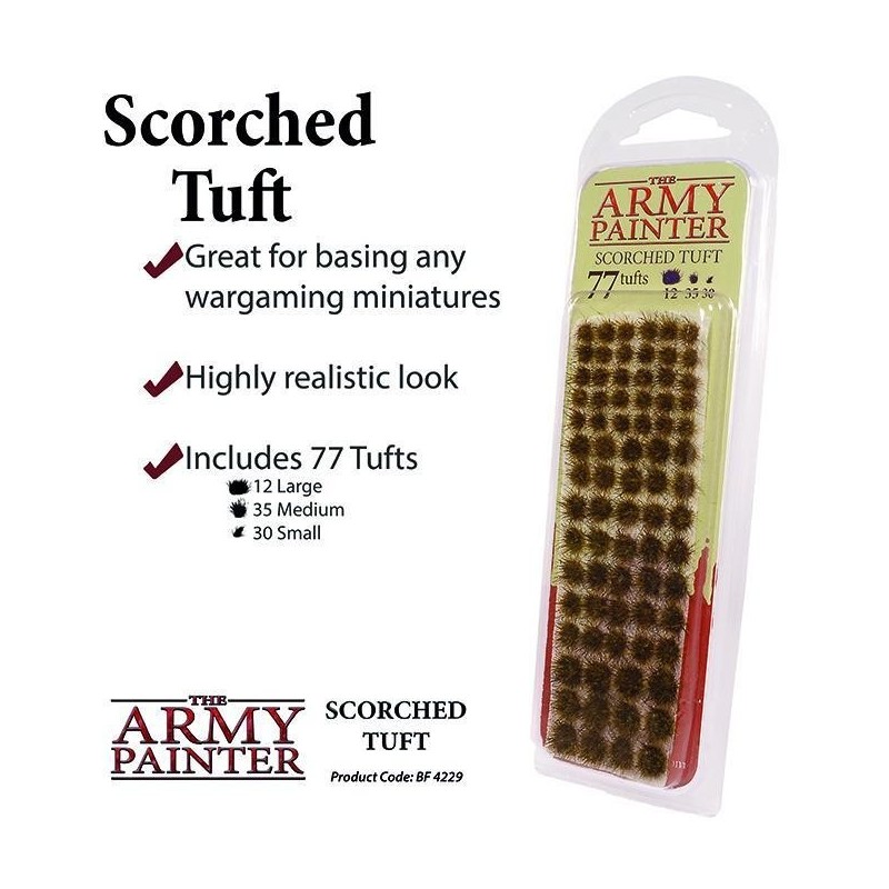 Scorched Tufts Basing material Flock ARMY PAINTER