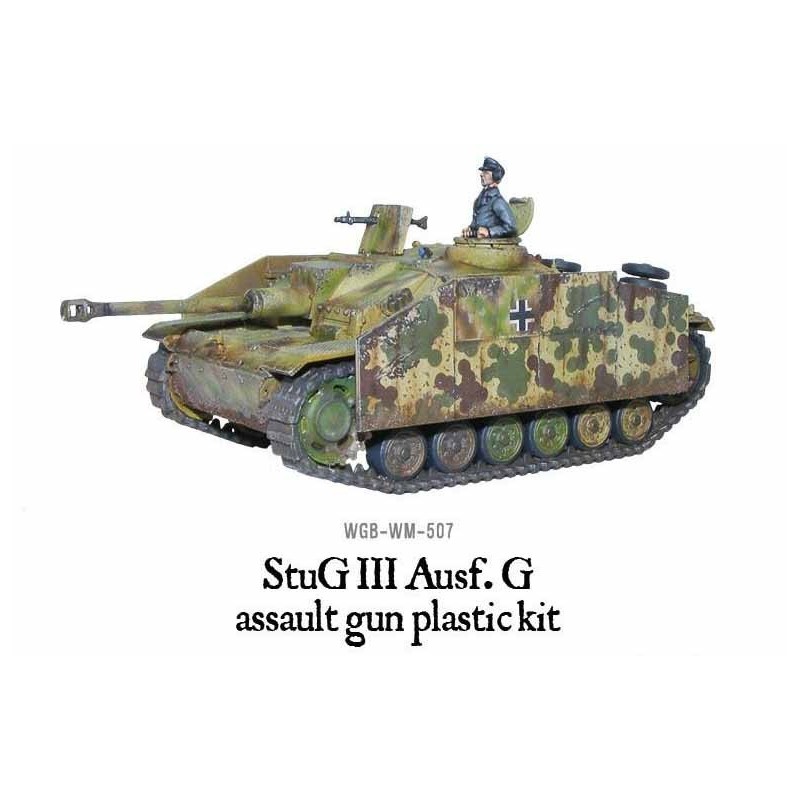 German Stug IIIG or StuH-42  Tank Destroyer WWII 28mm 1/56th (no box) WARLORD GAMES