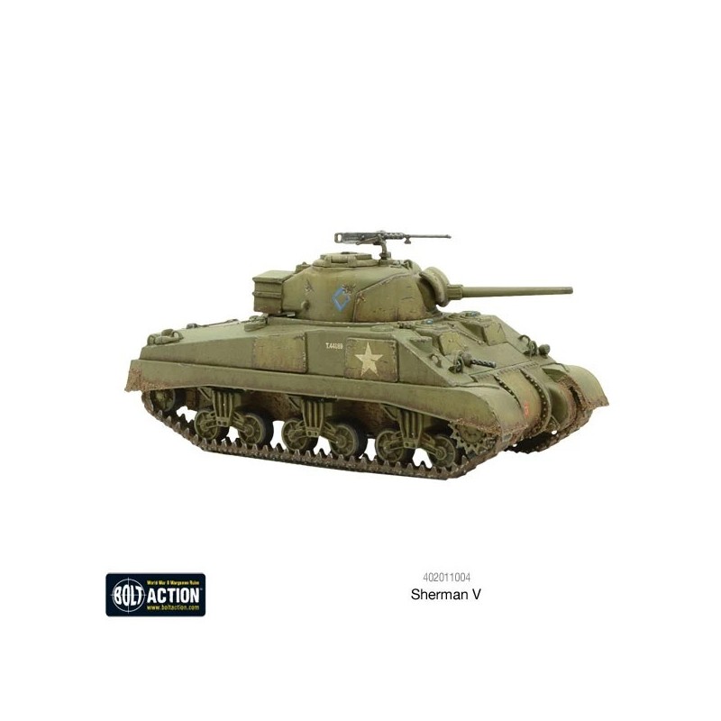 British Sherman V medium Tank +BONUS! WWII 28mm 1/56th (no box) WARLORD GAMES