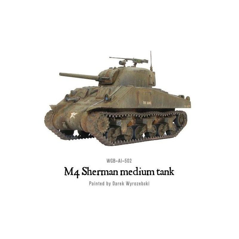 U.S. M4 Sherman medium tank 1:56th/28mm WWII (no box) WARLORD GAMES