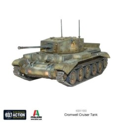 British Cromwell Cruiser Tank WWII 28mm 1/56th (no box) WARLORD GAMES