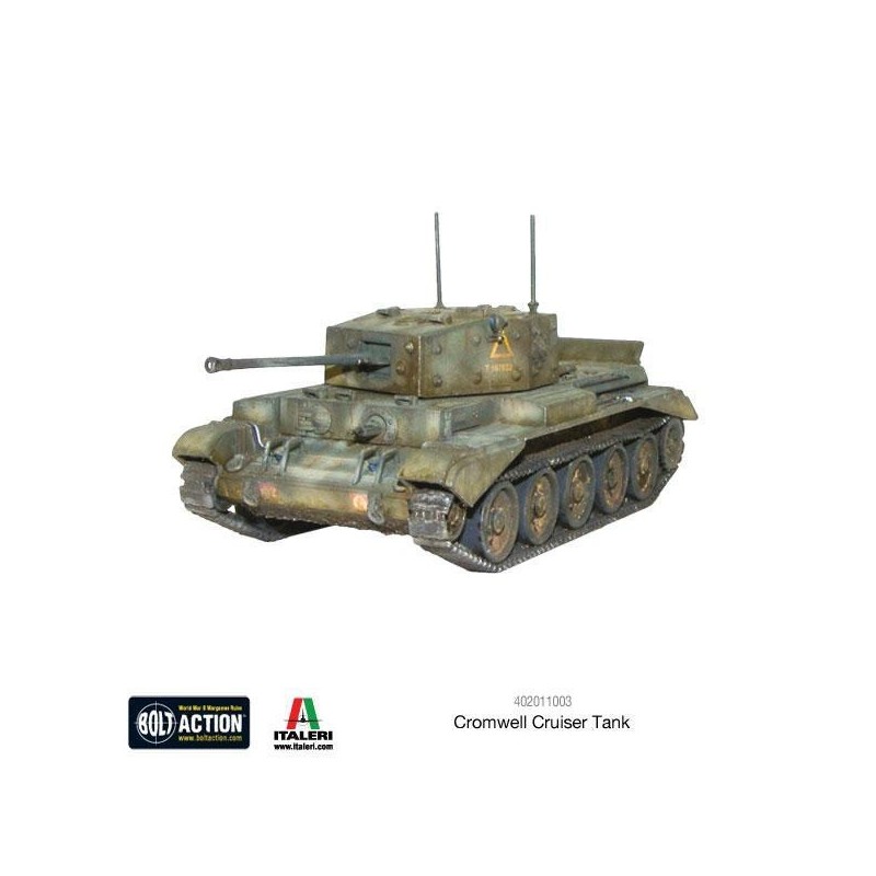 British Cromwell Cruiser Tank WWII 28mm 1/56th (no box) WARLORD GAMES