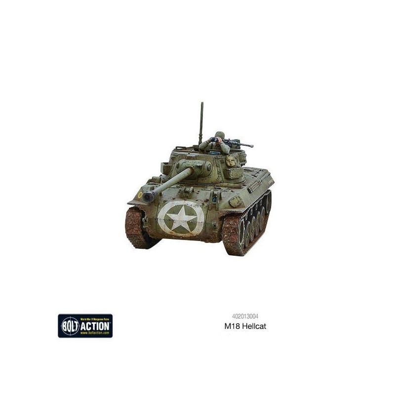 U.S. M18 "Hellcat" Tank Destroyer  WWII 28mm 1/56th (no box) WARLORD GAMES