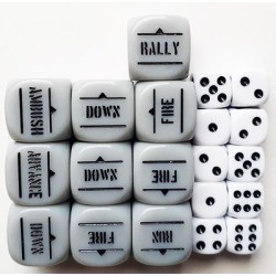 GREY ORDER DICE & D6s SET...