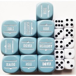 BLUE ORDER DICE & D6s SET...