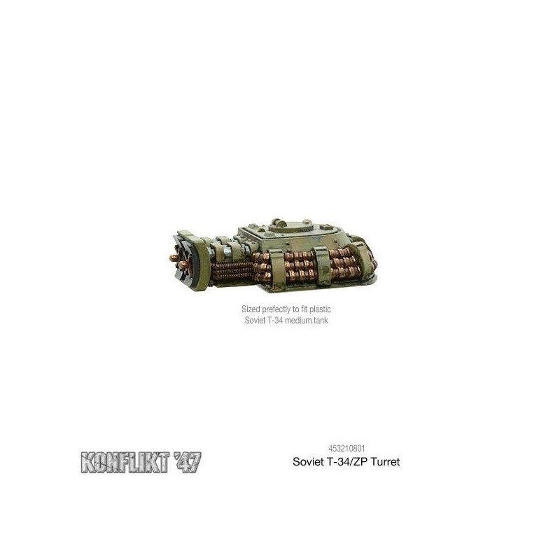 KONFLIKT '47 Soviet T34/ZP Turret WARLORD GAMES