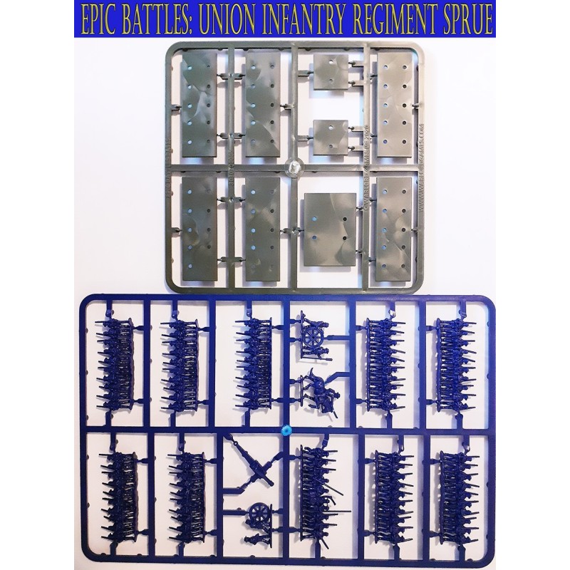 EPIC BATTLES: ACW Union Infantry Regiment Sprue! WARLORD GAMES