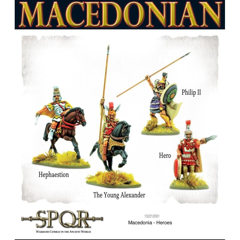 SPQR: Greek Macedonian Heros 28mm Ancient WARLORD GAMES