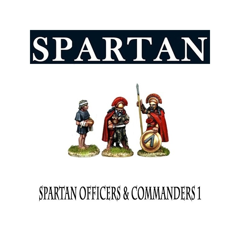 Greek Spartan Officers & Command 1 28mm Ancients FOUNDRY