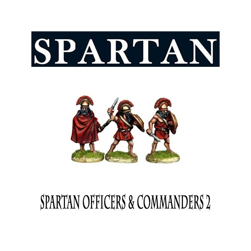 Greek Spartan Officers & Commanders 2 28mm Ancients FOUNDRY