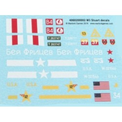 28mm WWII M3 Stuart decals...