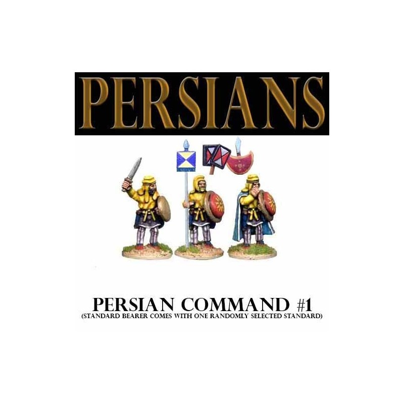 Persian Warrior Command 1 28mm FOUNDRY