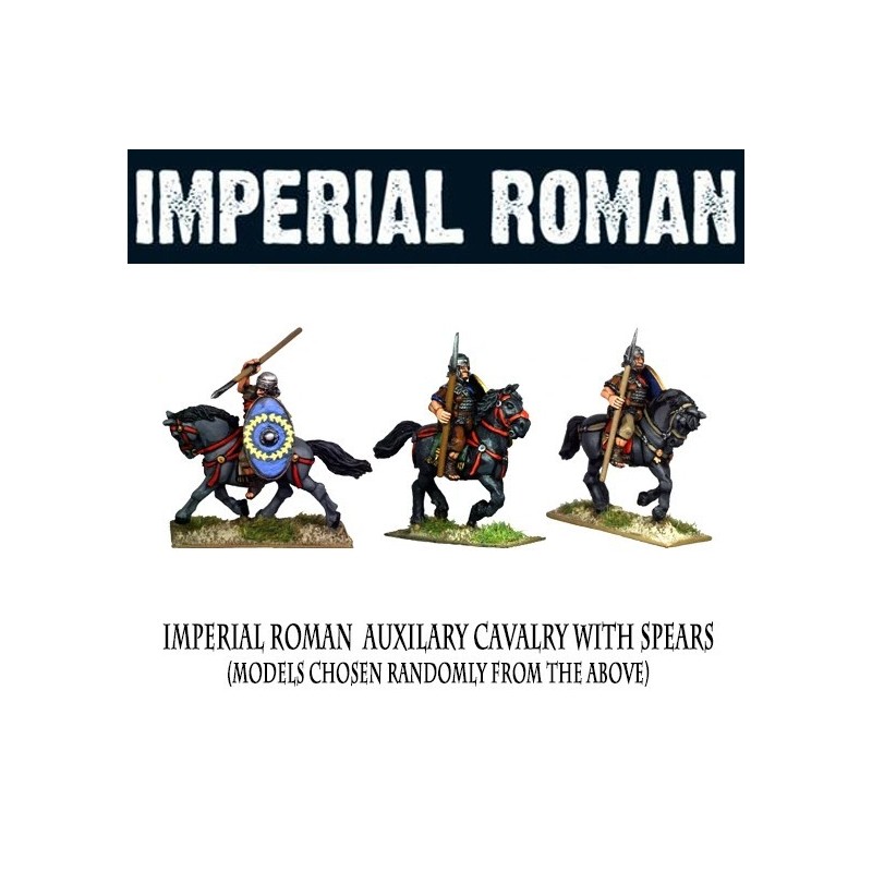 Imperial Roman Auxiliary Cavalry w/Spears 28mm Ancients FOUNDRY