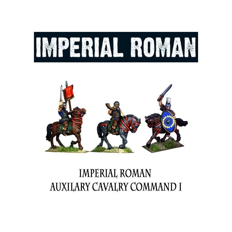 Imperial Roman Auxiliary Cavalry Command I 28mm Ancients FOUNDRY