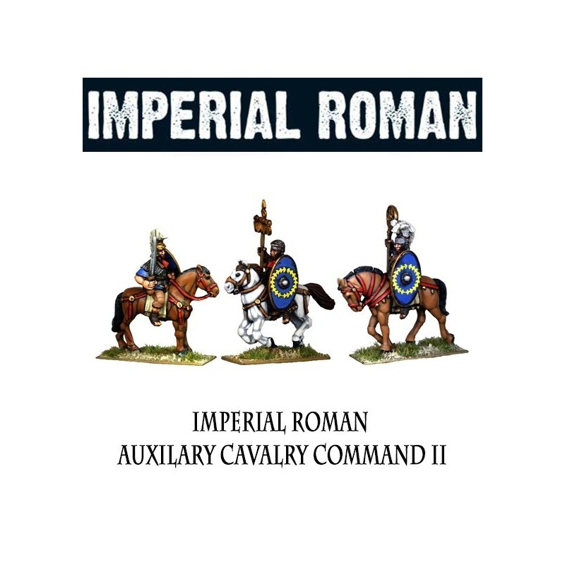 Imperial Roman Auxiliary Cavalry Command II 28mm Ancients FOUNDRY