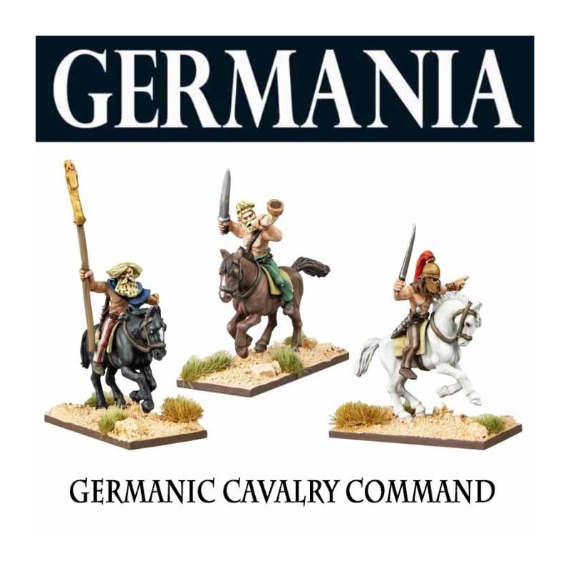 Germanic Cavalry Command! (3) 28mm Ancients Germania FOUNDRY